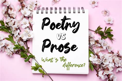 how does poetry differ from prose in terms of its structure and form?