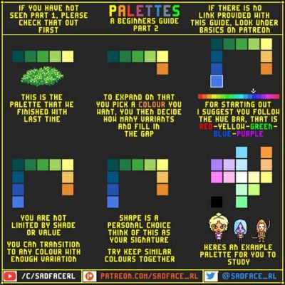 how to make a pixel art game: choosing the right color palette for your game